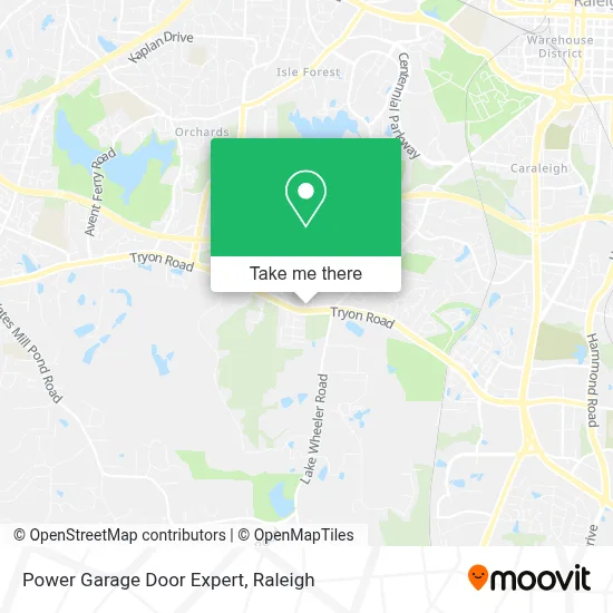 Power Garage Door Expert map