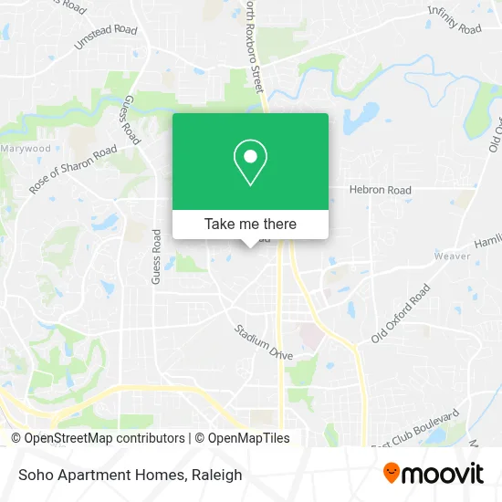 Soho Apartment Homes map