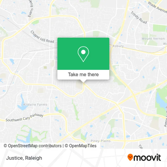 Justice map