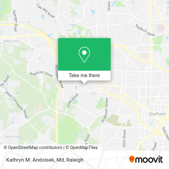 Kathryn M. Andolsek, Md map