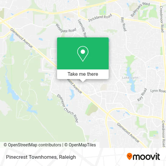 Pinecrest Townhomes map