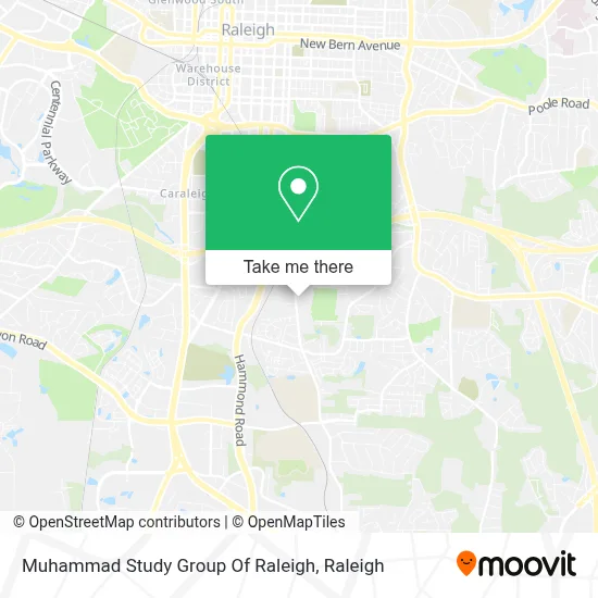 Muhammad Study Group Of Raleigh map