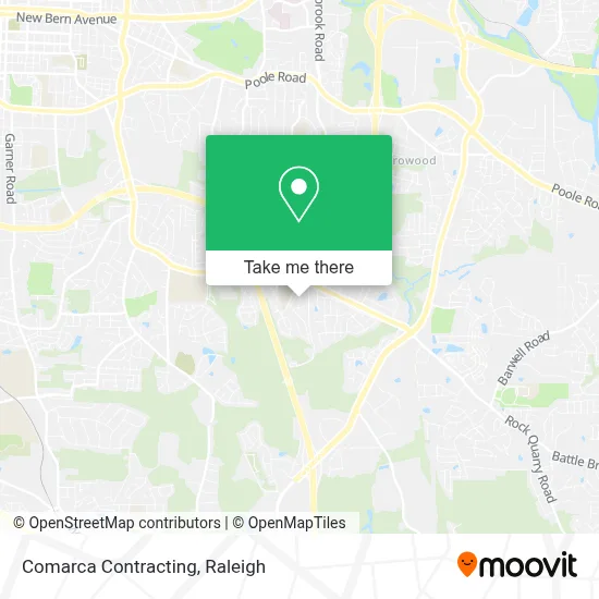 Comarca Contracting map