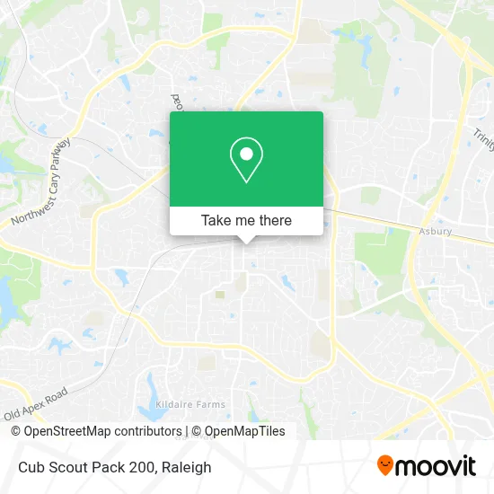 Cub Scout Pack 200 map