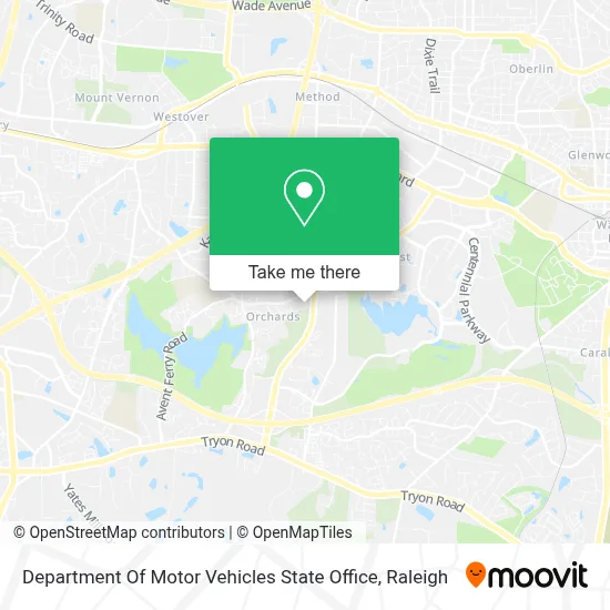 Department Of Motor Vehicles State Office map