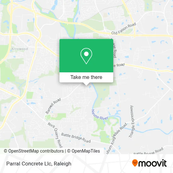 Parral Concrete Llc map