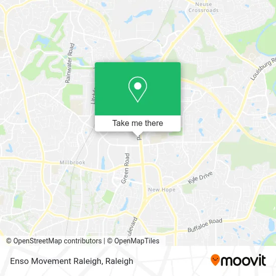 Enso Movement Raleigh map