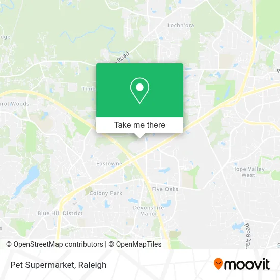 Pet Supermarket map