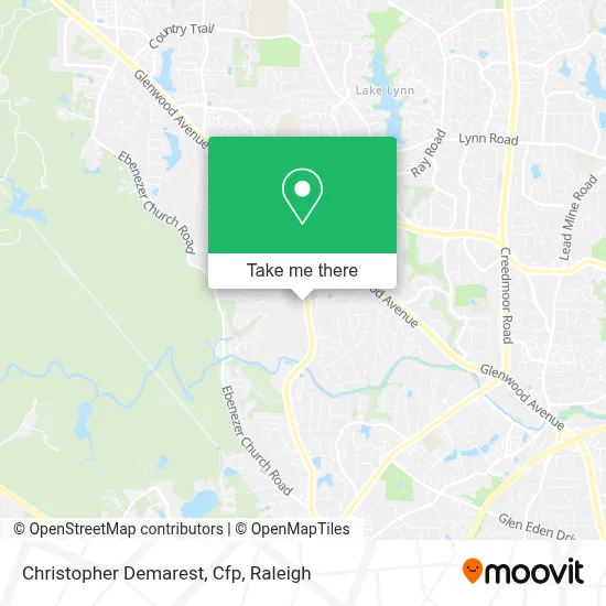 Christopher Demarest, Cfp map