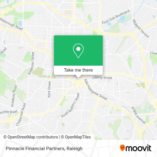 Pinnacle Financial Partners map