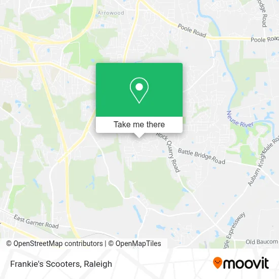 Frankie's Scooters map