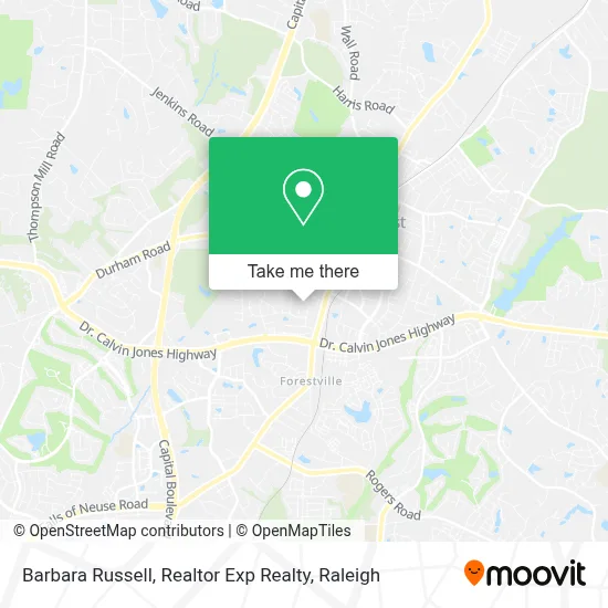 Mapa de Barbara Russell, Realtor Exp Realty