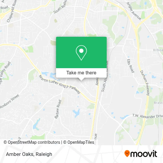 Amber Oaks map