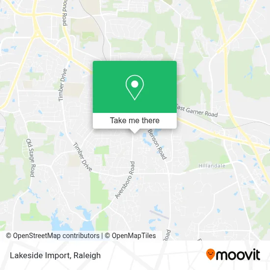 Lakeside Import map