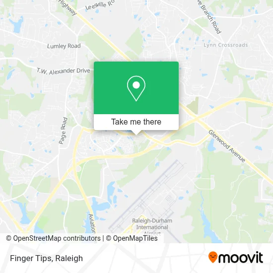 Finger Tips map