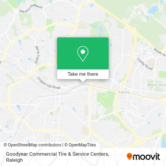 Goodyear Commercial Tire & Service Centers map