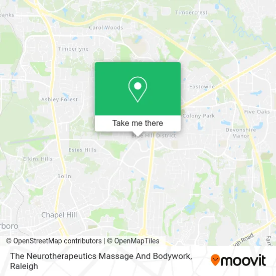 The Neurotherapeutics Massage And Bodywork map
