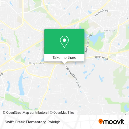 Swift Creek Elementary map