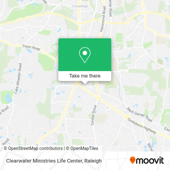 Clearwater Ministries Life Center map