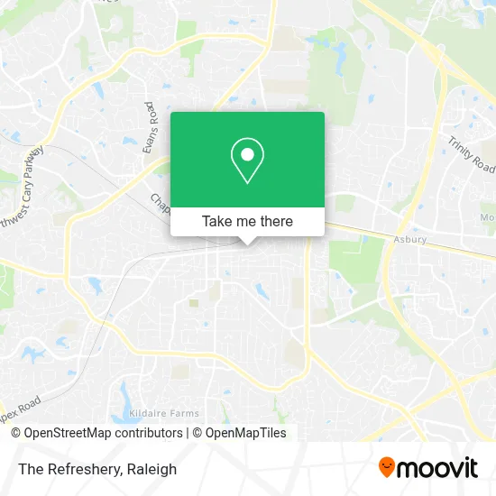 The Refreshery map
