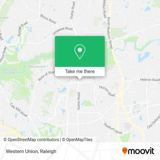 Western Union map