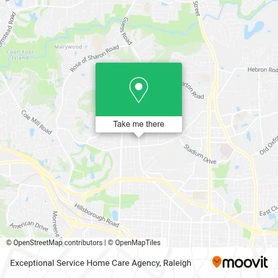 Exceptional Service Home Care Agency map