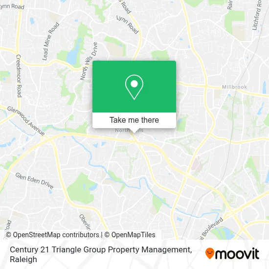 Century 21 Triangle Group Property Management map