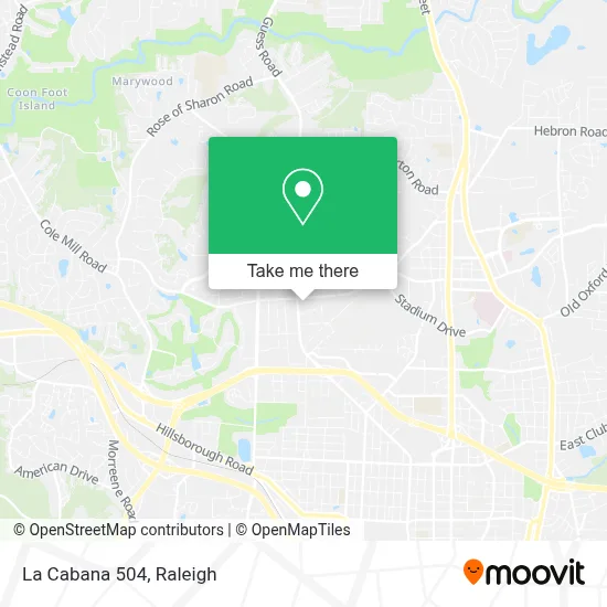 La Cabana 504 map