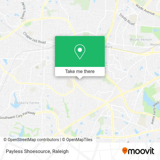 Payless Shoesource map