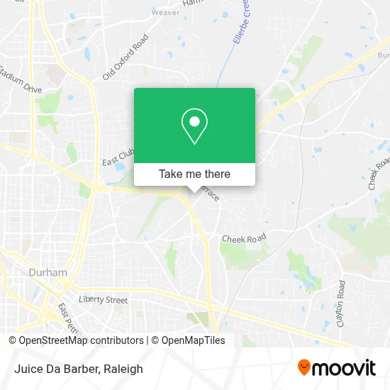 Juice Da Barber map