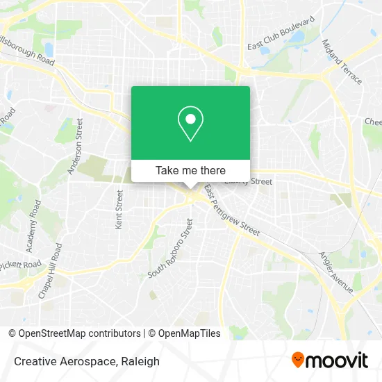 Creative Aerospace map