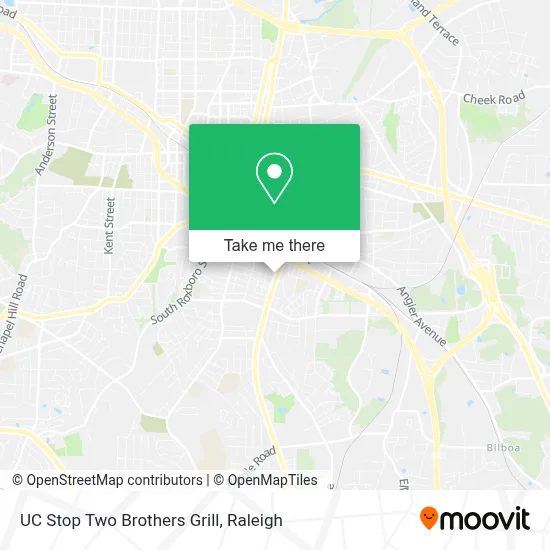 UC Stop Two Brothers Grill map