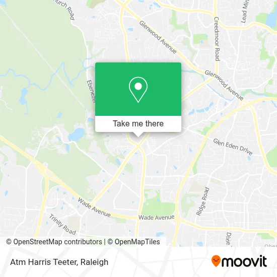 Atm Harris Teeter map
