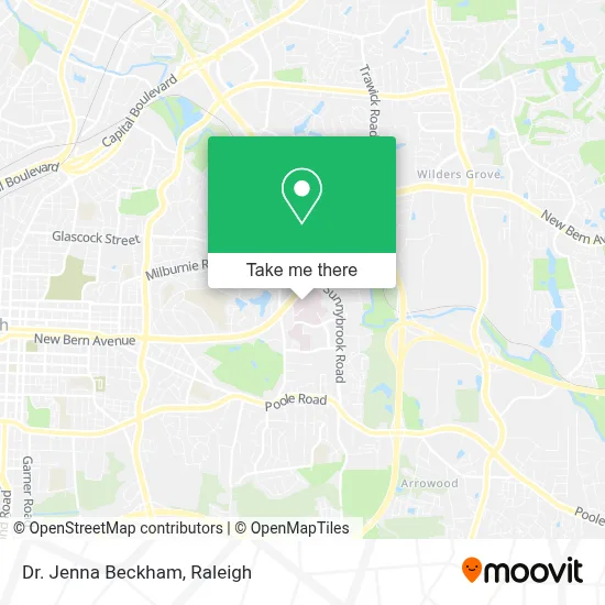 Dr. Jenna Beckham map