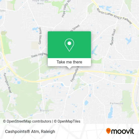 Cashpoints® Atm map