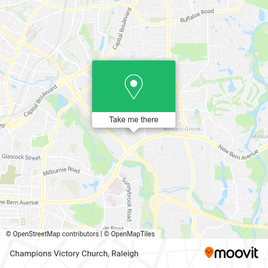 Champions Victory Church map