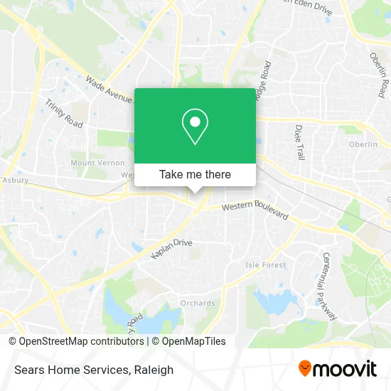 Sears Home Services map