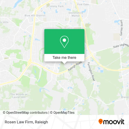 Rosen Law Firm map
