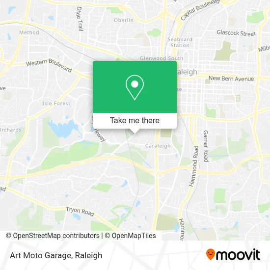 Art Moto Garage map