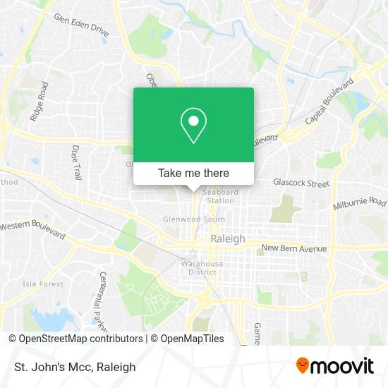 St. John's Mcc map