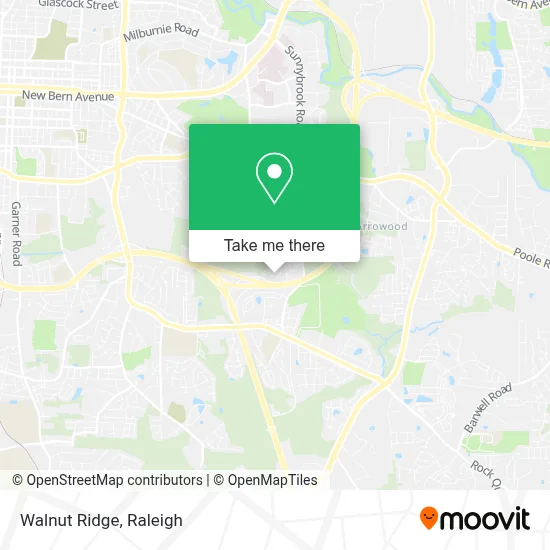 Walnut Ridge map
