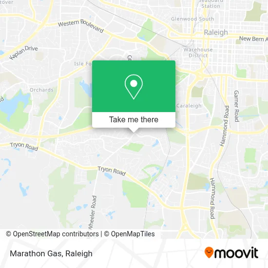 Marathon Gas map