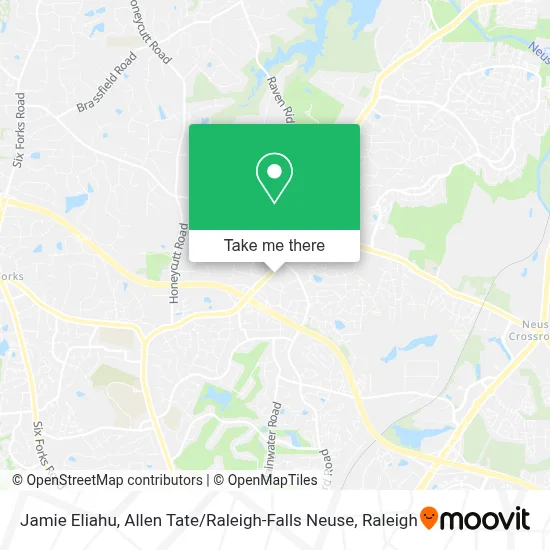 Jamie Eliahu, Allen Tate / Raleigh-Falls Neuse map