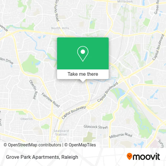 Grove Park Apartments map
