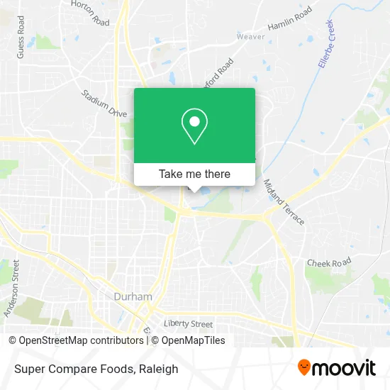 Super Compare Foods map