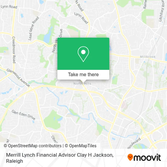 Merrill Lynch Financial Advisor Clay H Jackson map