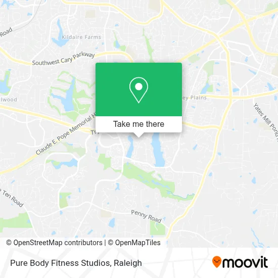 Pure Body Fitness Studios map