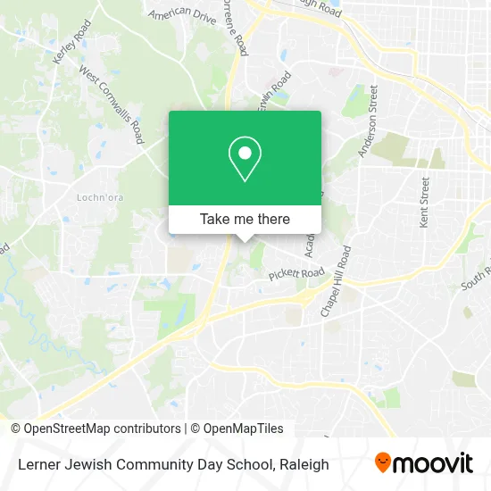Lerner Jewish Community Day School map