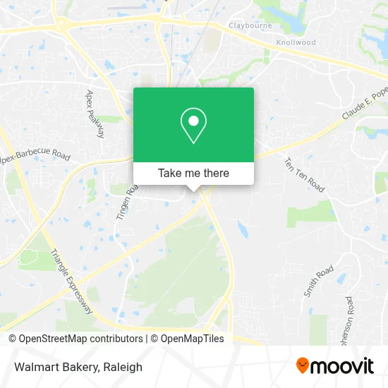 Walmart Bakery map