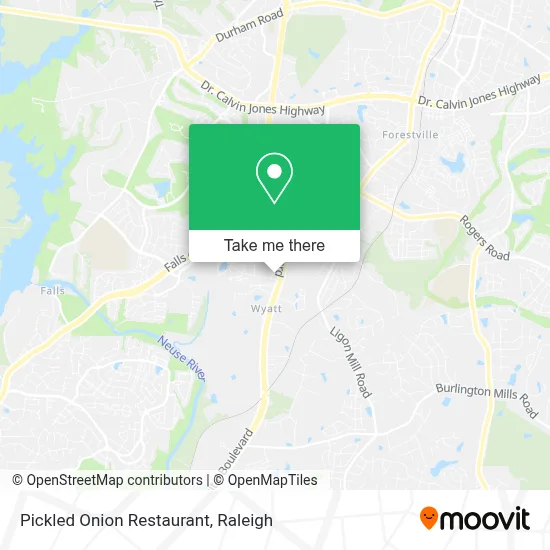 Pickled Onion Restaurant map